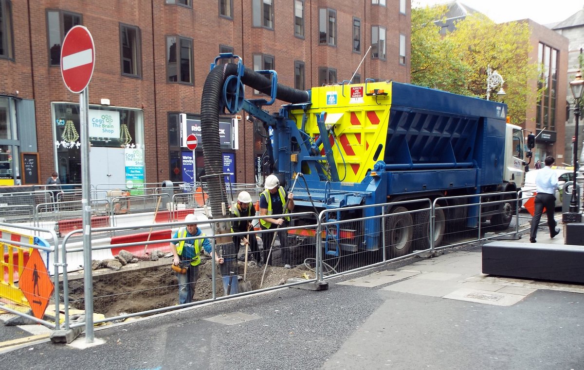 Vacuum Excavator in Dublin operated by Orchard Pipelines